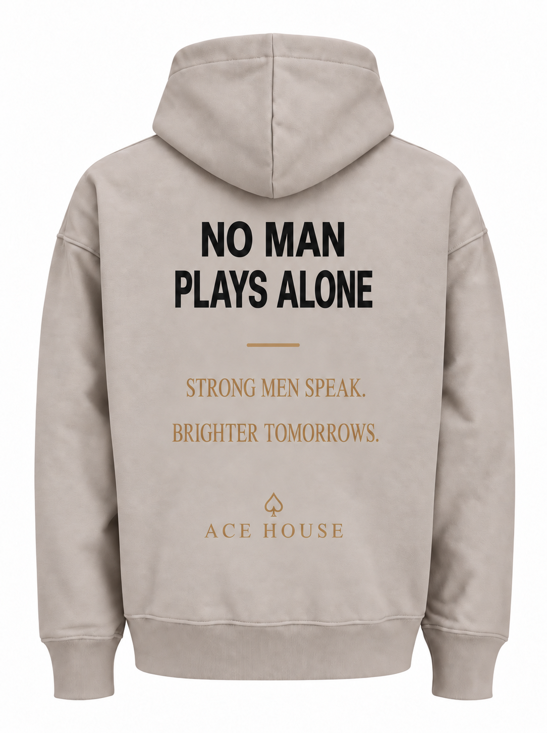 No Man Plays Alone Hoodie