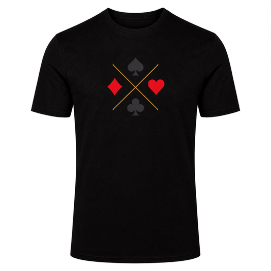 BLACK TEE CROSSED SUITS